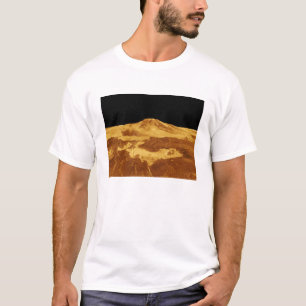 3D Perspectief Uitzicht van Maat Mons op Venus T-shirt