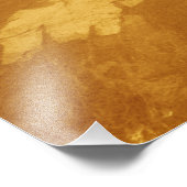 3D Perspectief Uitzicht van Sapas Mons op Venus Foto Afdruk (Hoek)