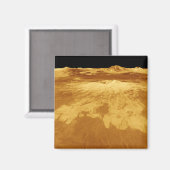 3D Perspectief Uitzicht van Sapas Mons op Venus Magneet (Voorkant / Achterkant)