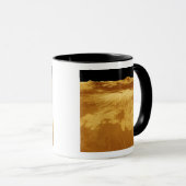 3D Perspectief Uitzicht van Sapas Mons op Venus Mok (Voorkant rechts)