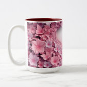 3D Pink Butterfly Coffee Mok: Een Flutter Beauty Tweekleurige Koffiemok (Links)