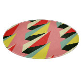 3D-piramides: Retro geometrische Vintage. Snijplank (Hoek)