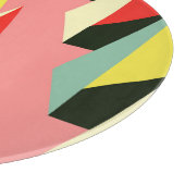 3D-piramides: Retro geometrische Vintage. Snijplank (Hoek)