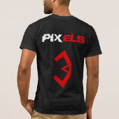 =[3D]= Pixels Rood T-shirt (Achterkant)