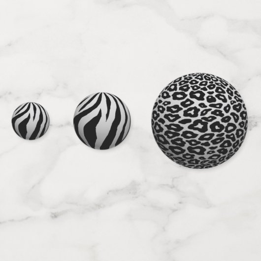 3D Pop Animal Print Confetti (Achterkanten)