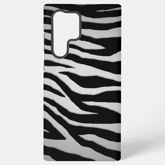 3D Pop Zebra Samsung Galaxy Hoesje (Achterkant)