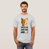 3D Porseleinen Kat T-shirt (Voorkant volledig)
