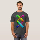 3D PRIDE Love Rune T-shirt (Voorkant volledig)