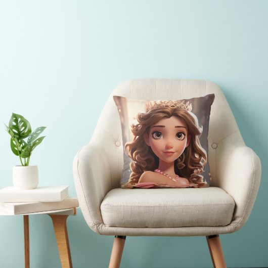 3D Princess pillow Kussen (Stoel)