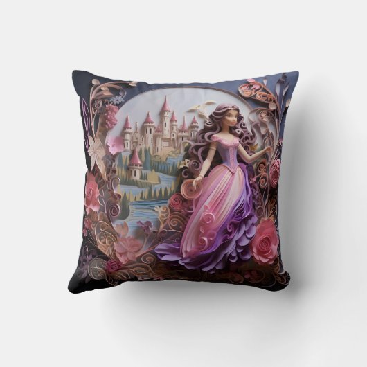 3D Princess pillow Kussen (Achterkant)