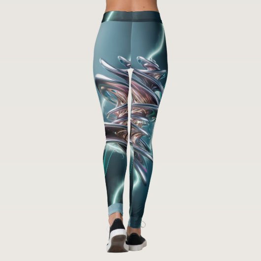 3D print moderne kunst Leggings (Achterkant)
