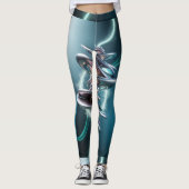 3D print moderne kunst Leggings (Voorkant)