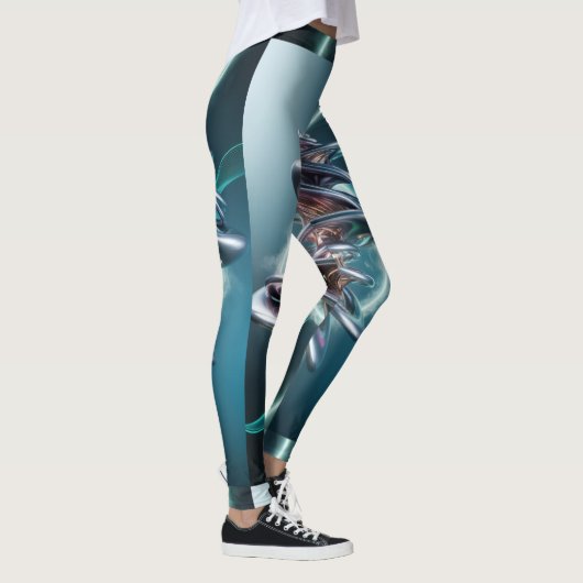 3D print moderne kunst Leggings (Rechts)