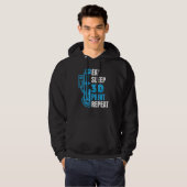 3d Printer 3d Afdrukmodel bouwt 3d Afdrukken Hoodie (Voorkant volledig)