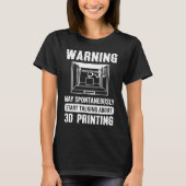 3D-printer 3D-printer T-shirt (Voorkant)