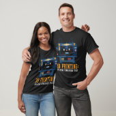 3D Printer Accessories Building Tomorrow T-shirt (Unisex)