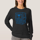 3D Printer CNC G Code 3D Printer T-shirt (Voorkant)
