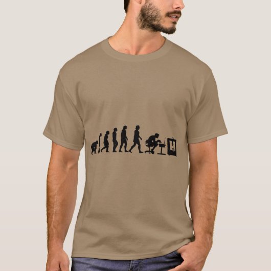 3D-printer evolutie print hob T-shirt (Voorkant)