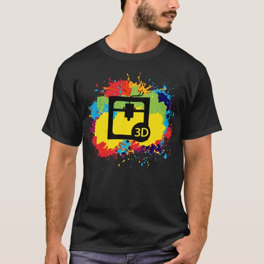 3d Printer Lover Print Operator T-shirt (Voorkant)