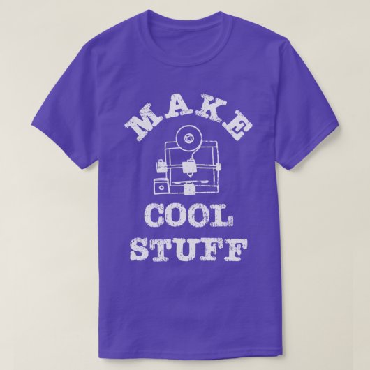 3D-printer maakt coole dingen grafisch T-shirt (Design voorkant)