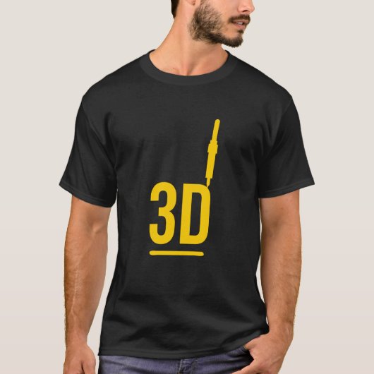 3d Printer T-Shirt (Voorkant)