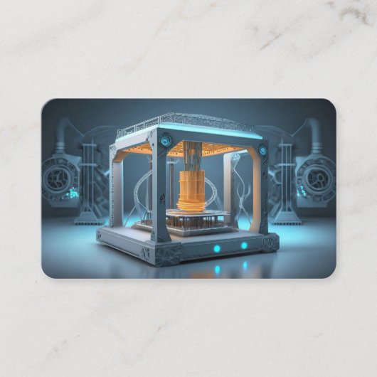 3D printing machine Visitekaartje (Voorkant)