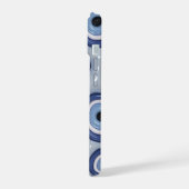 3D Puffy Evil Eye Positieve Vibes Telefoon Case iPhone 15 Case (Linkerkant)