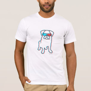 3D Pug T-shirt