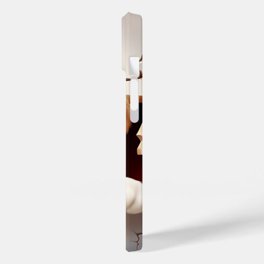 3D Puppy Kerstmis Case-Mate iPhone Case (Achterkant / Links)