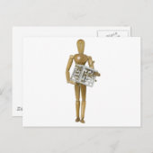 3D-puzzel werken Briefkaart (Voorkant / Achterkant)