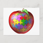 3D Puzzle Apple Briefkaart (Voorkant)