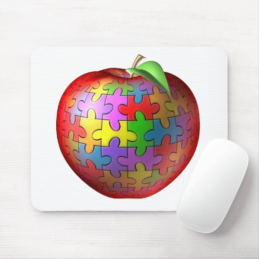 3D Puzzle Apple Muismat (Met muis)