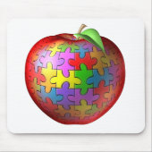 3D Puzzle Apple Muismat (Voorkant)