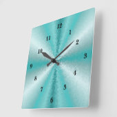 3D Rainbow-kunst Vierkante Klok (Hoek)