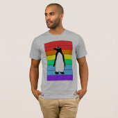 3D Rainbow Penguin T-shirt (Voorkant volledig)