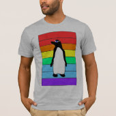 3D Rainbow Penguin T-shirt (Voorkant)