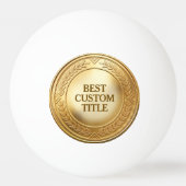 3D realistische gouden medaille aangepaste bewerkb Pingpongbal (Achterkant)