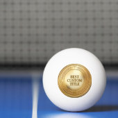 3D realistische gouden medaille aangepaste bewerkb Pingpongbal (Net)