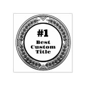 3D realistische gouden medaille aangepaste bewerkb Rubberstempel (Afrduk)