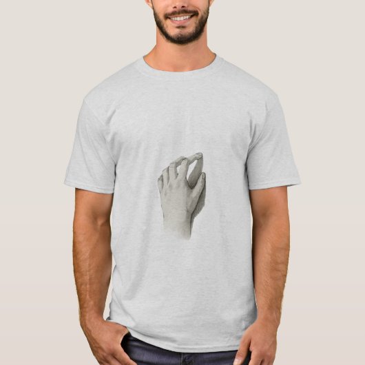 3D Realistische Hand - Modern Art T-shirt (Voorkant)
