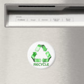 3d Recyclen grafisch Magneet (Insitu (Vaatwasser))