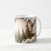 3D Redwood Forest Koffiemok (Voorkant rechts)