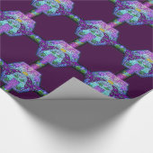 3D reflecterend raster 1 inpakpapier (Hoek)