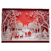 3D Reinders en mensen in het dorp Groot Cadeauzakje (Achterkant)