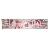 3D Reinders en mensen in het dorp Korte Tafelloper (Horizontaal)