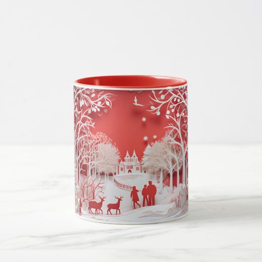 3D Reinders en mensen in het dorp Mok (Midden)