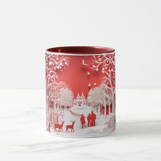 3D Reinders en mensen in het dorp Mok (Midden)