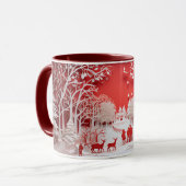 3D Reinders en mensen in het dorp Mok (Voorkant links)