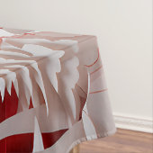 3D Reinders en mensen in het dorp Tafelkleed (Voorbeeld)