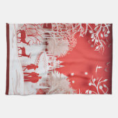 3D Reinders en mensen in het dorp Theedoek (Horizontaal)